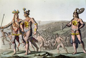 戦争への道をたどるフロリダの首長、1820年頃